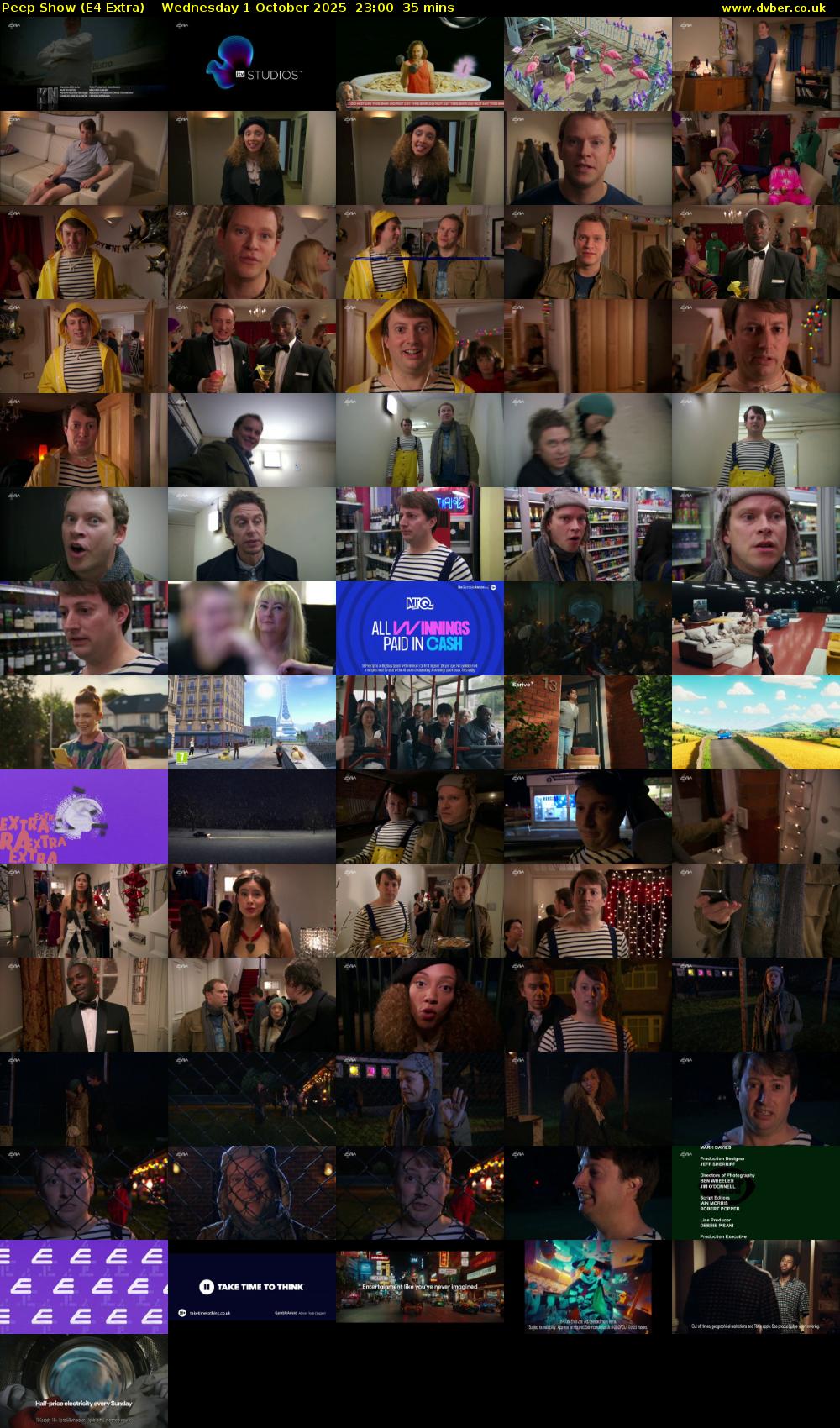 Peep Show (E4 Extra) Wednesday 1 October 2025 23:00 - 23:35