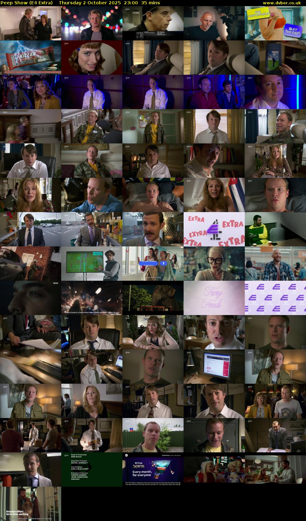 Peep Show (E4 Extra) Thursday 2 October 2025 23:00 - 23:35