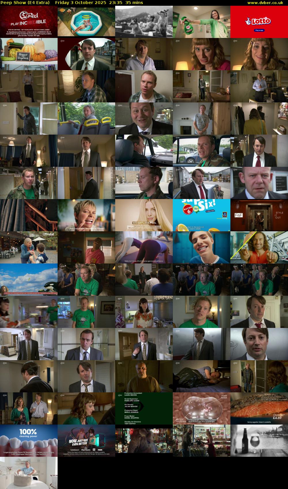 Peep Show (E4 Extra) Friday 3 October 2025 23:35 - 00:10
