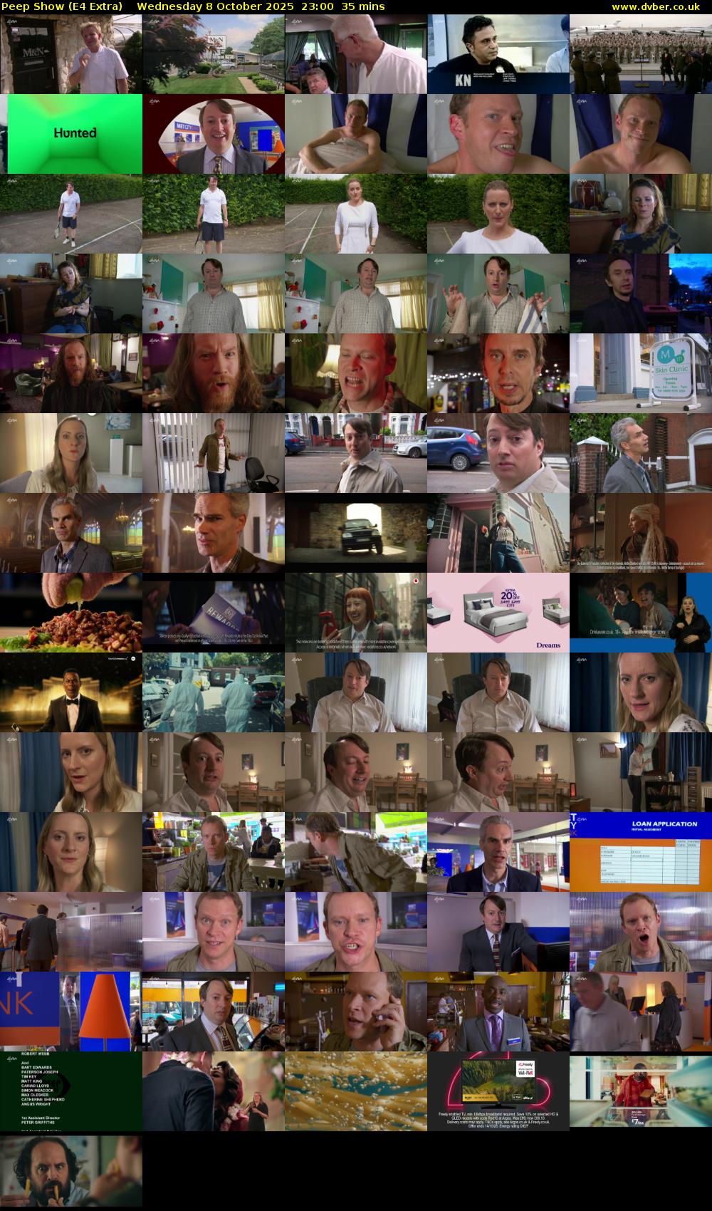 Peep Show (E4 Extra) Wednesday 8 October 2025 23:00 - 23:35