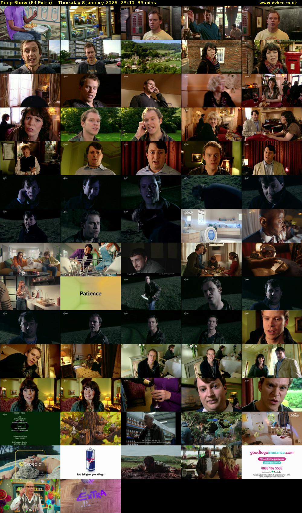 Peep Show (E4 Extra) Thursday 8 January 2026 23:40 - 00:15