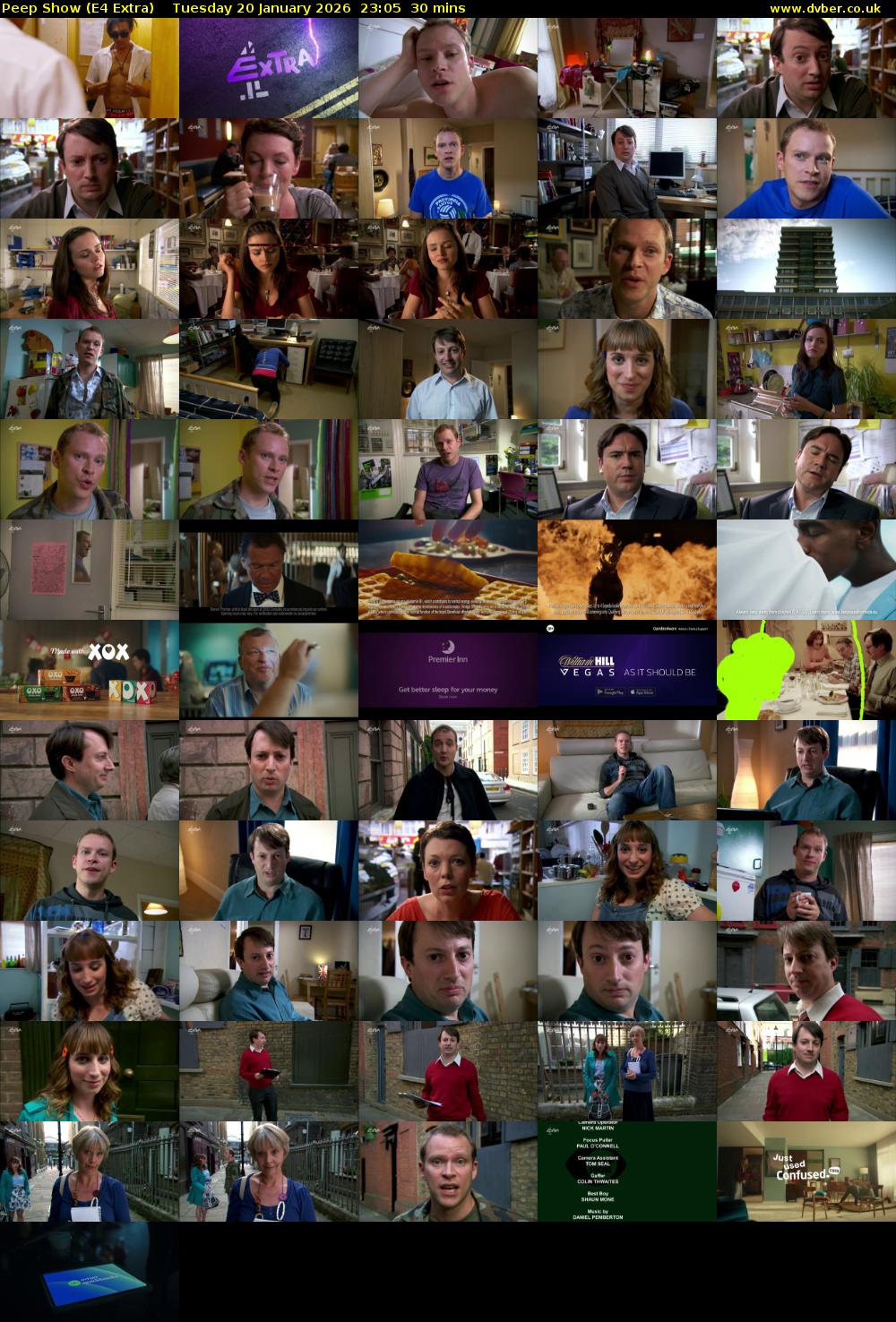 Peep Show (E4 Extra) Tuesday 20 January 2026 23:05 - 23:35