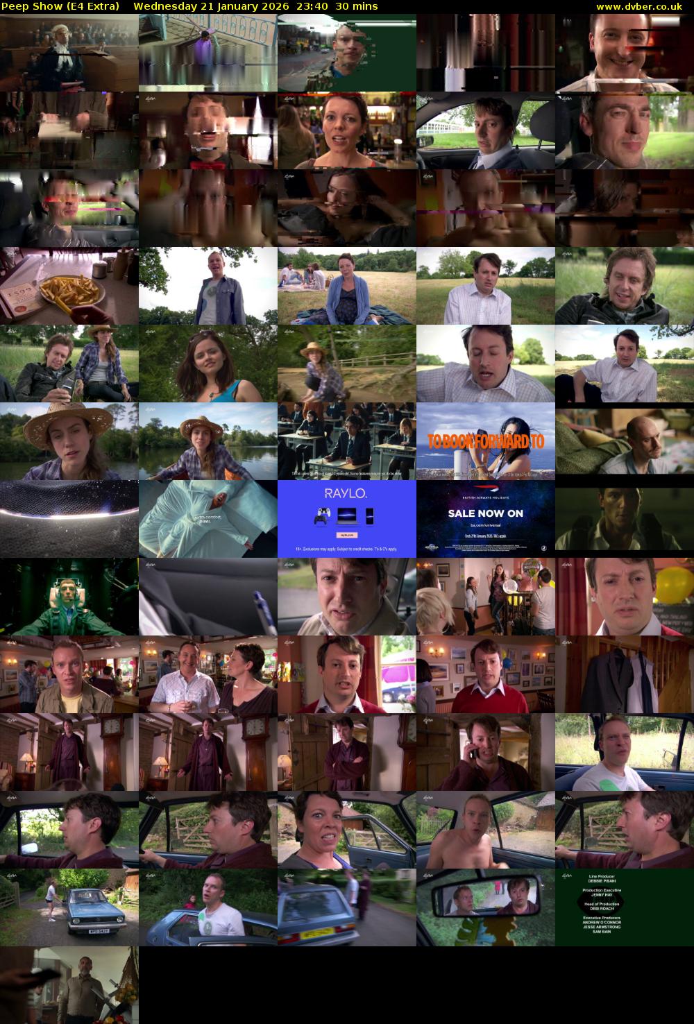 Peep Show (E4 Extra) Wednesday 21 January 2026 23:40 - 00:10