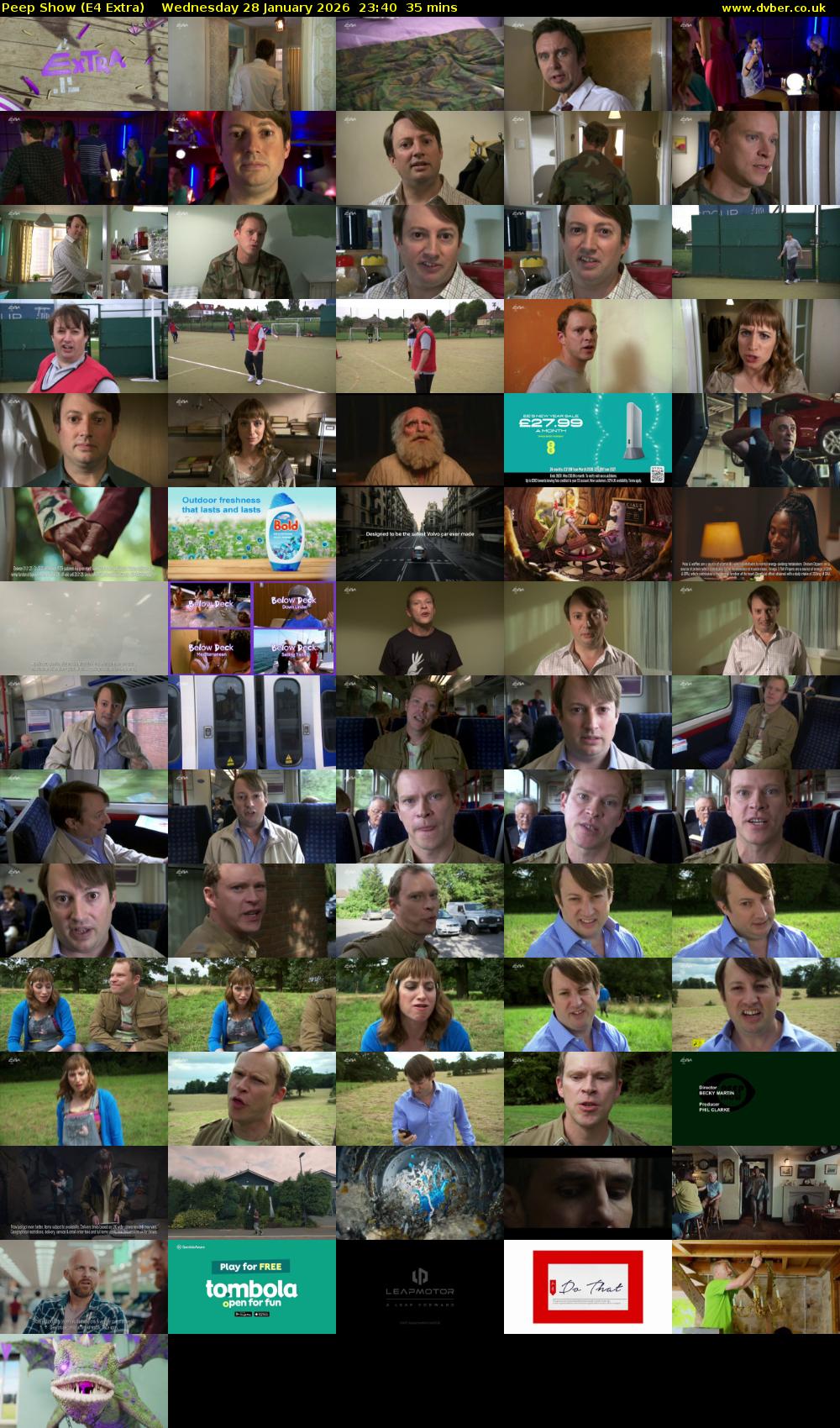 Peep Show (E4 Extra) Wednesday 28 January 2026 23:40 - 00:15