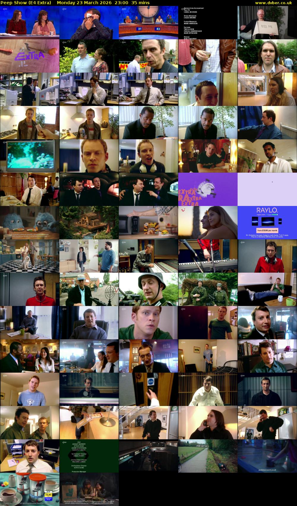 Peep Show (E4 Extra) Monday 23 March 2026 23:00 - 23:35
