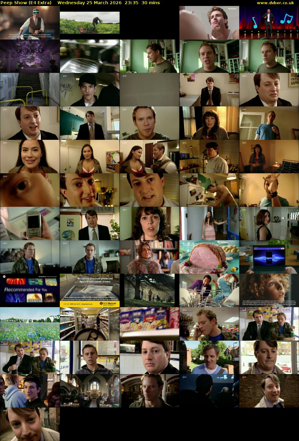 Peep Show (E4 Extra) Wednesday 25 March 2026 23:35 - 00:05