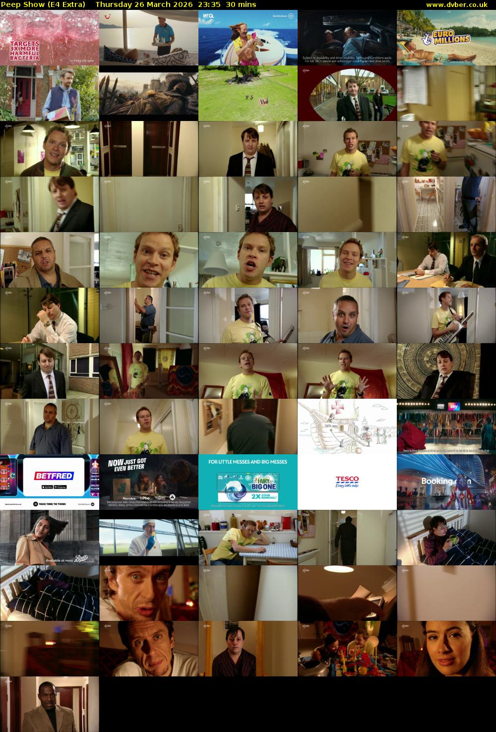 Peep Show (E4 Extra) Thursday 26 March 2026 23:35 - 00:05