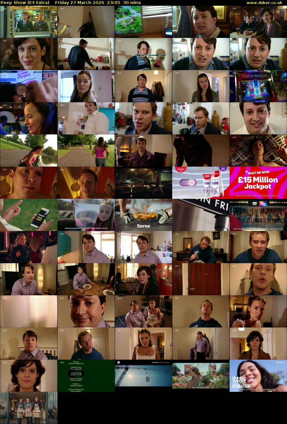 Peep Show (E4 Extra) Friday 27 March 2026 23:05 - 23:35