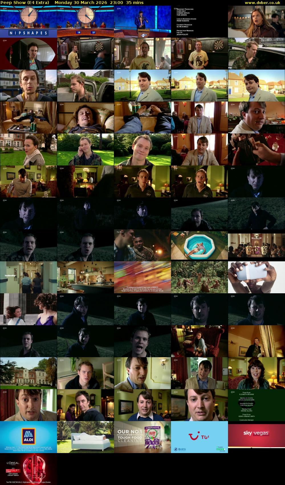 Peep Show (E4 Extra) Monday 30 March 2026 23:00 - 23:35