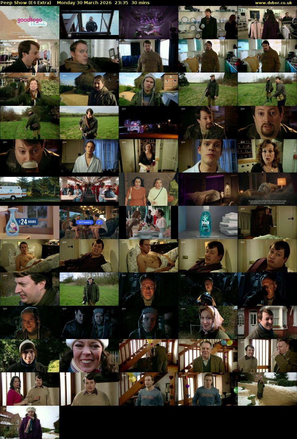 Peep Show (E4 Extra) Monday 30 March 2026 23:35 - 00:05