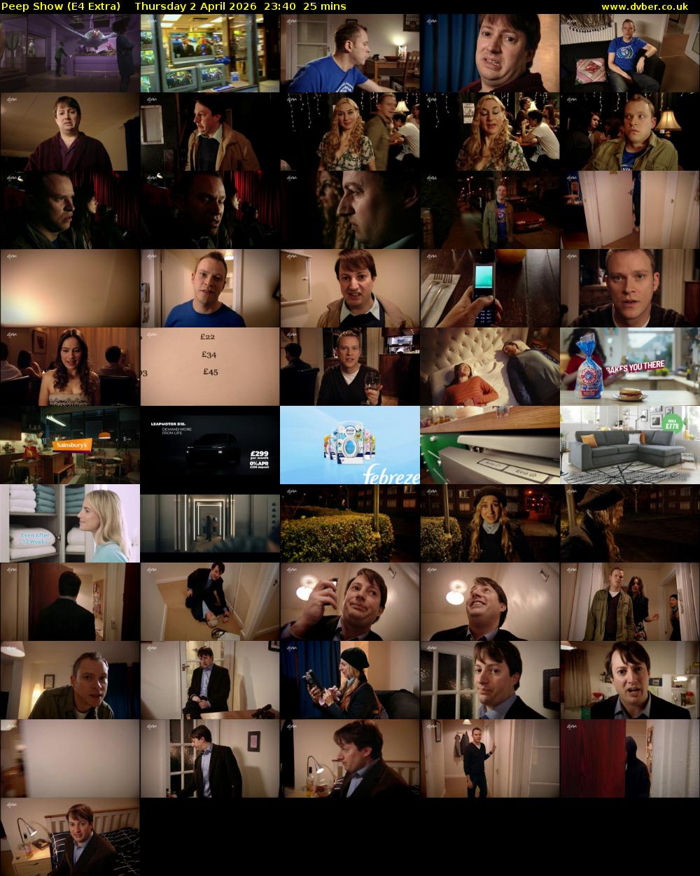 Peep Show (E4 Extra) Thursday 2 April 2026 23:40 - 00:05