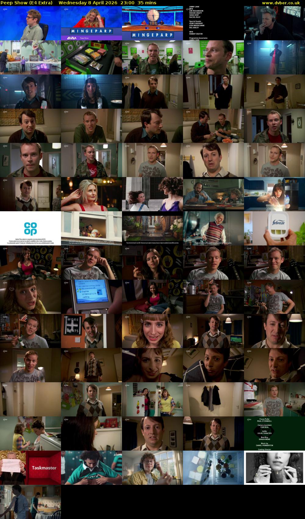 Peep Show (E4 Extra) Wednesday 8 April 2026 23:00 - 23:35