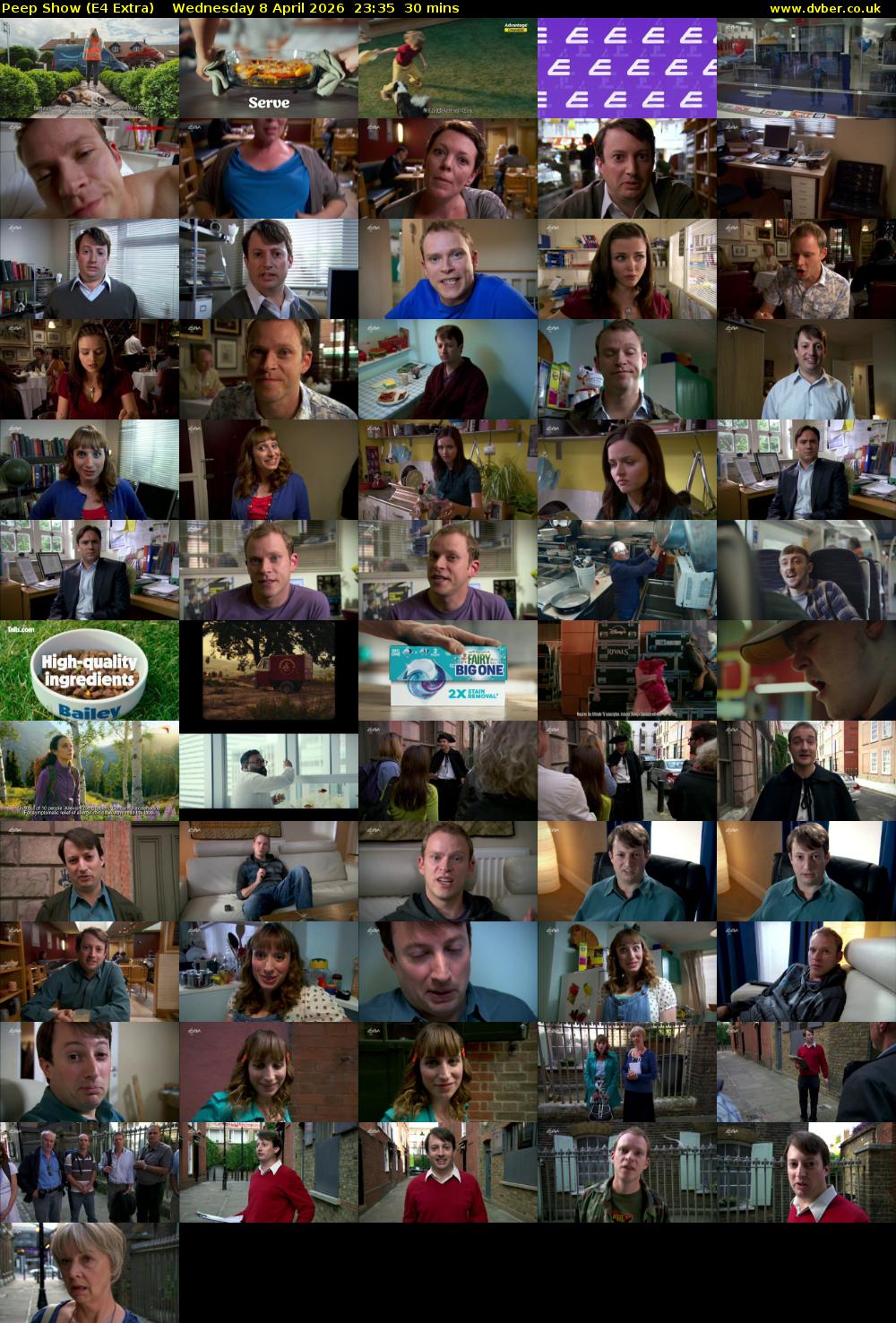 Peep Show (E4 Extra) Wednesday 8 April 2026 23:35 - 00:05
