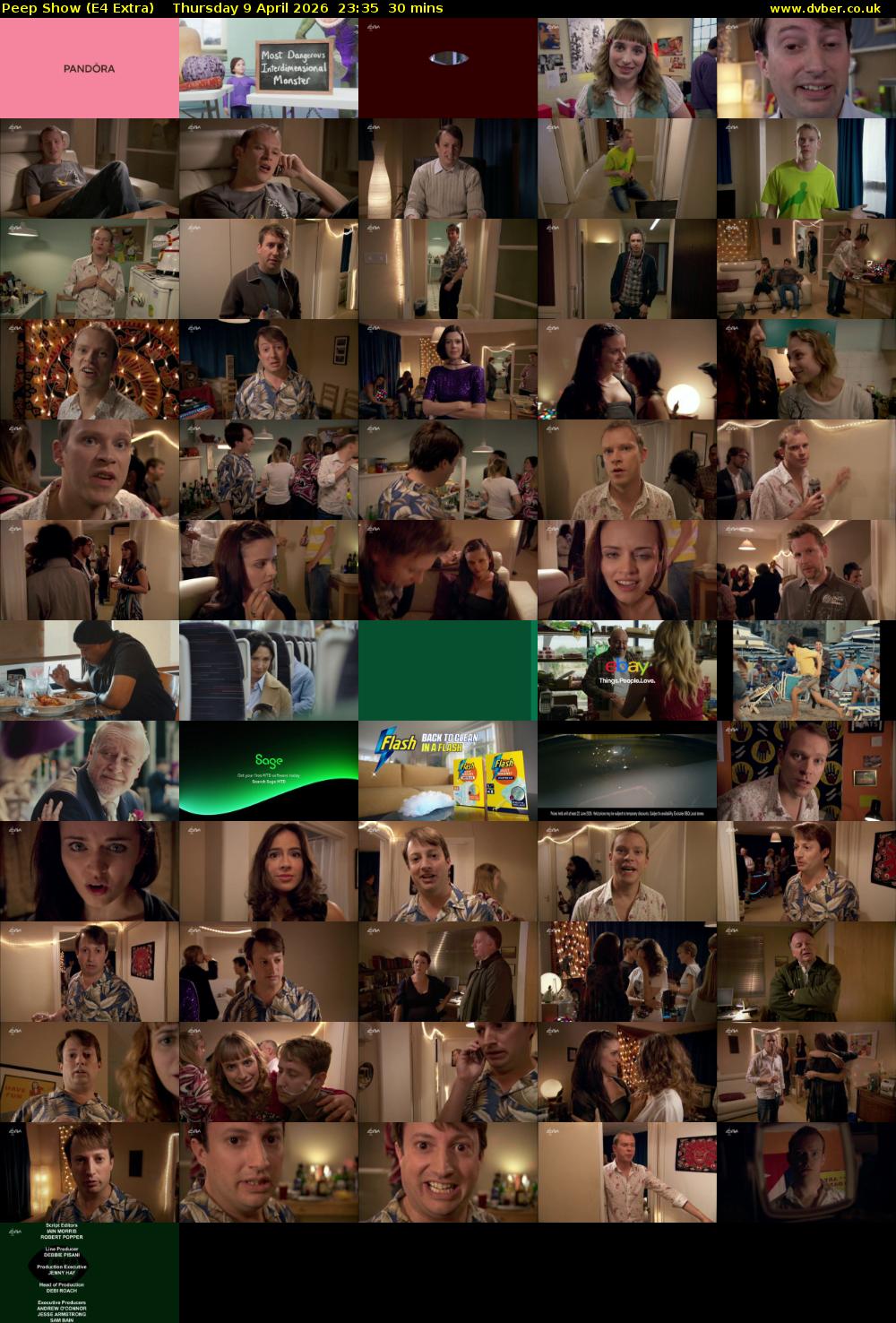 Peep Show (E4 Extra) Thursday 9 April 2026 23:35 - 00:05