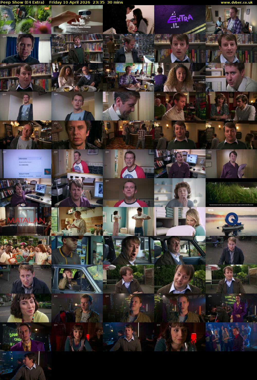 Peep Show (E4 Extra) Friday 10 April 2026 23:35 - 00:05