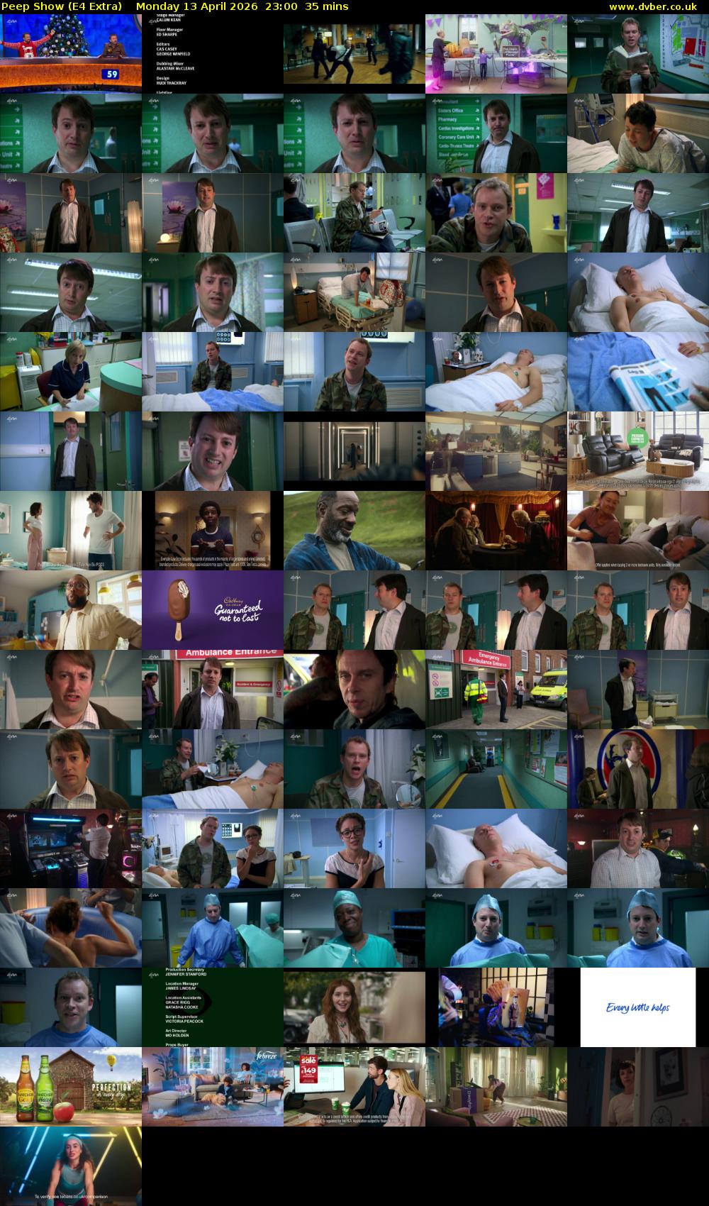 Peep Show (E4 Extra) Monday 13 April 2026 23:00 - 23:35