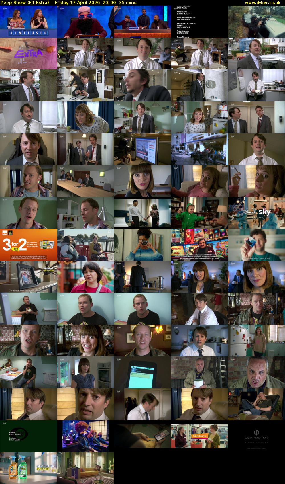 Peep Show (E4 Extra) Friday 17 April 2026 23:00 - 23:35