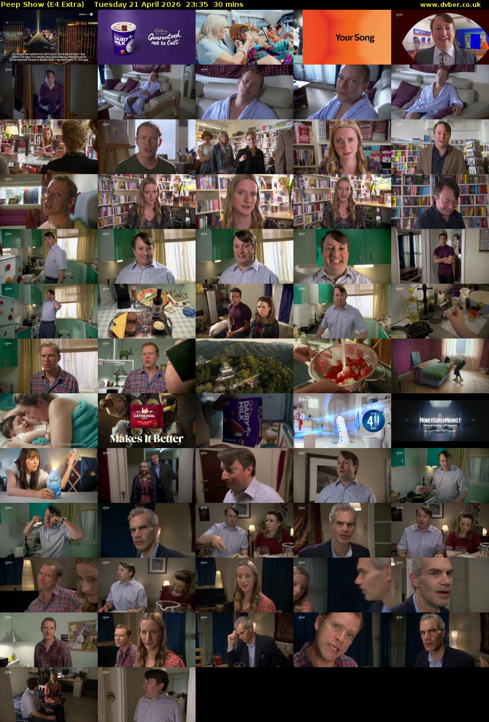 Peep Show (E4 Extra) Tuesday 21 April 2026 23:35 - 00:05