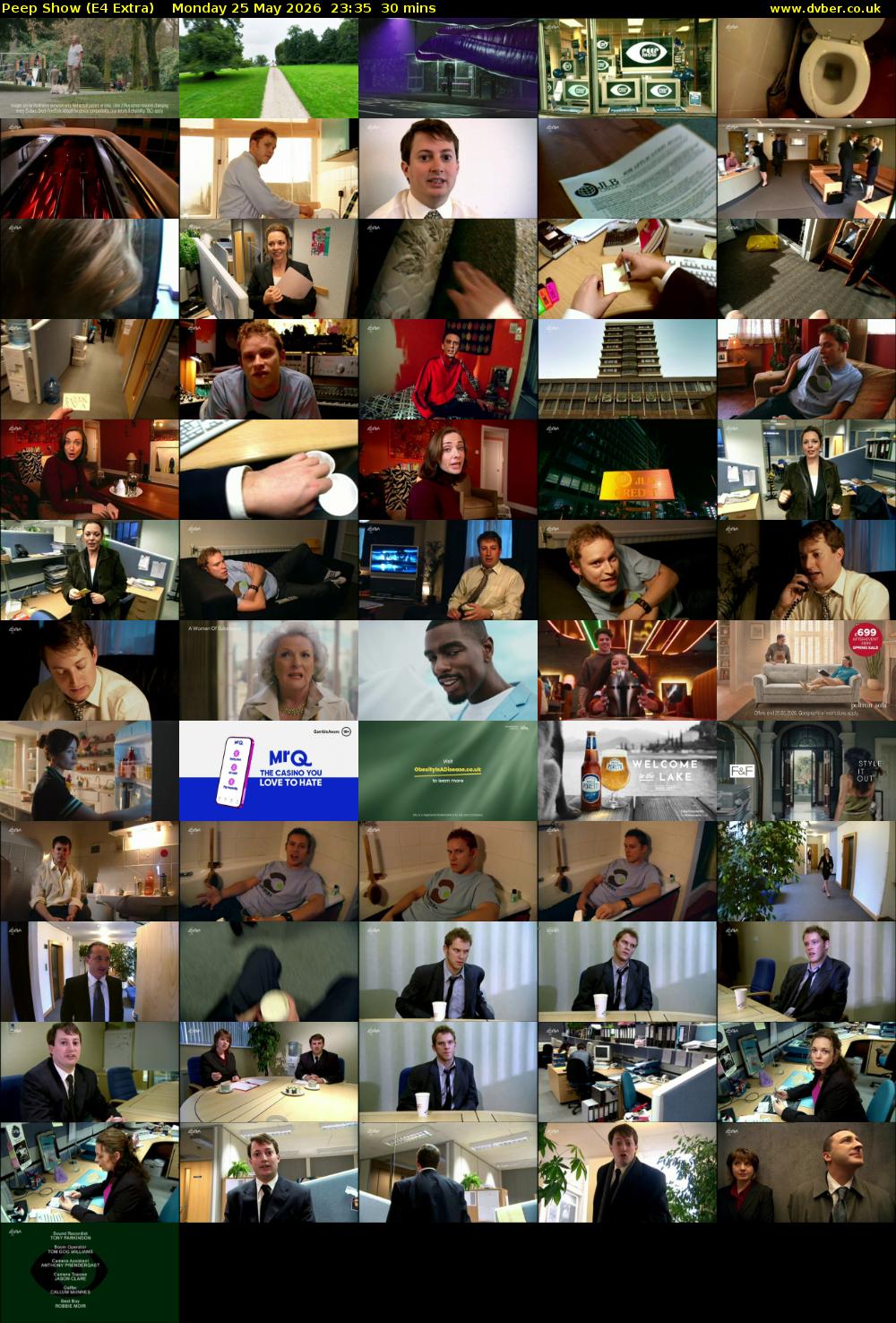 Peep Show (E4 Extra) Monday 25 May 2026 23:35 - 00:05