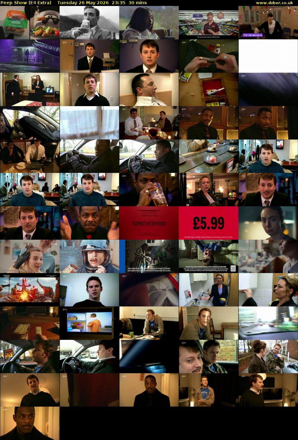 Peep Show (E4 Extra) Tuesday 26 May 2026 23:35 - 00:05