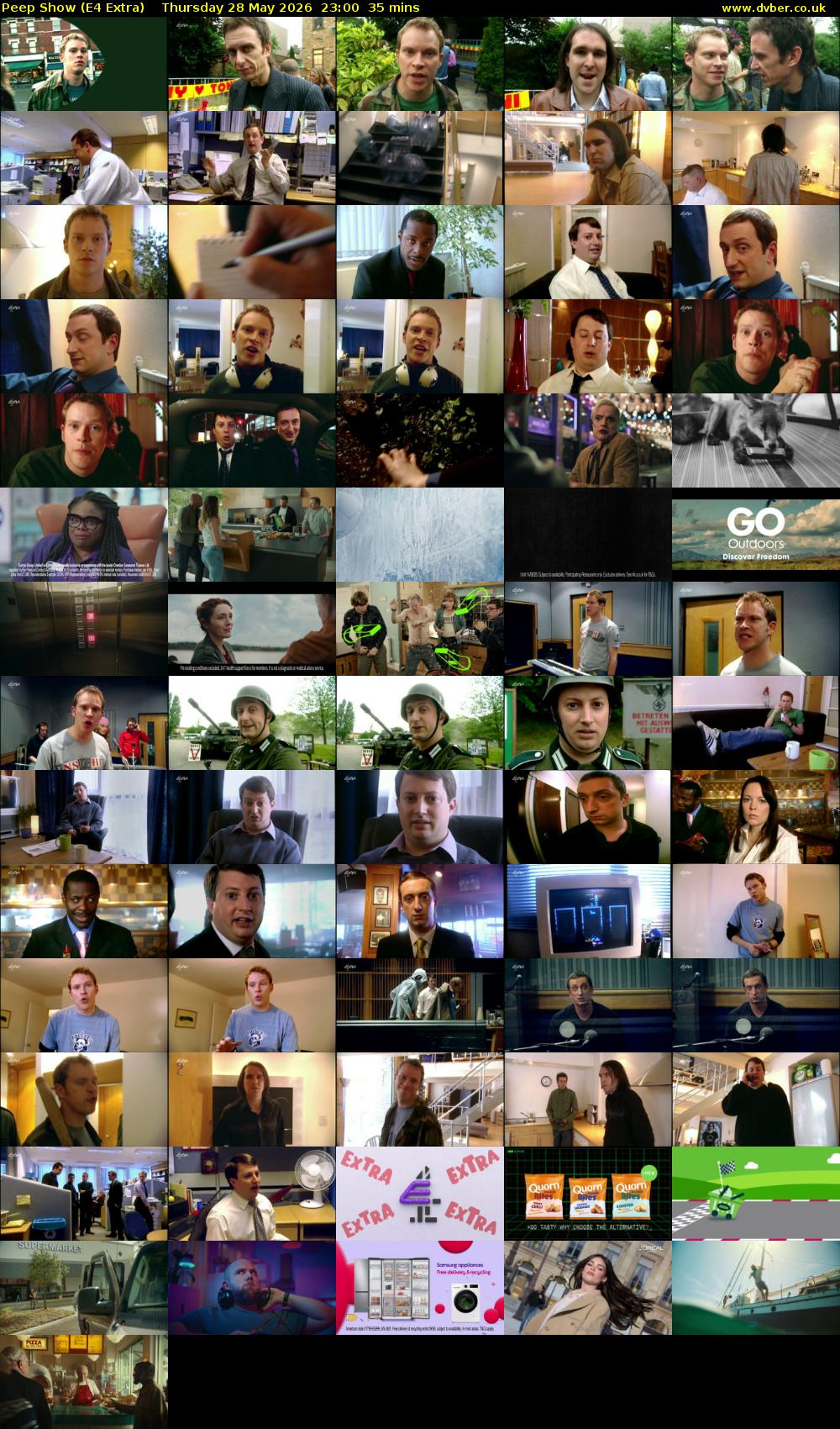 Peep Show (E4 Extra) Thursday 28 May 2026 23:00 - 23:35