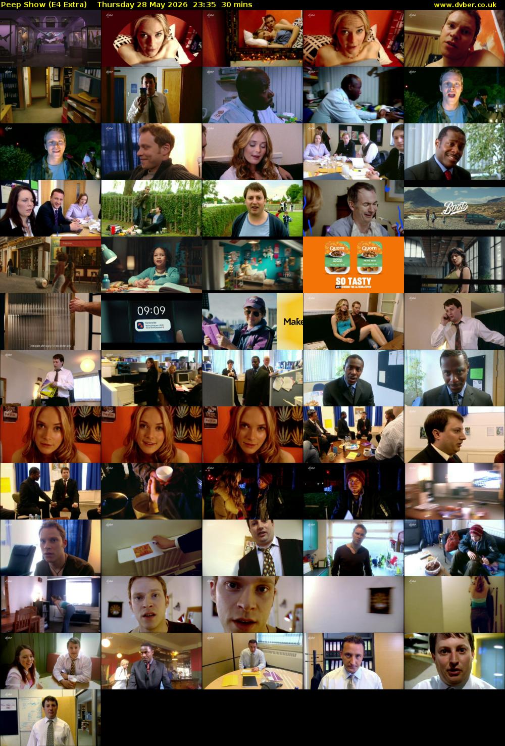 Peep Show (E4 Extra) Thursday 28 May 2026 23:35 - 00:05