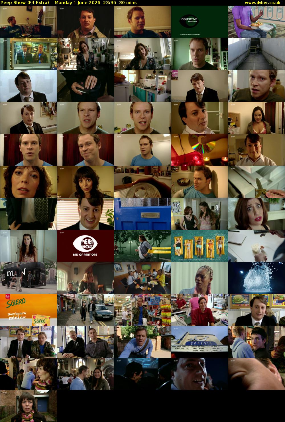 Peep Show (E4 Extra) Monday 1 June 2026 23:35 - 00:05
