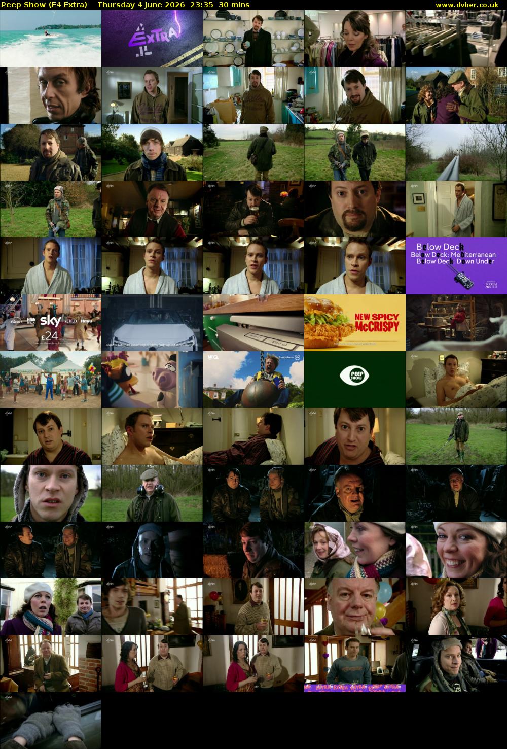Peep Show (E4 Extra) Thursday 4 June 2026 23:35 - 00:05