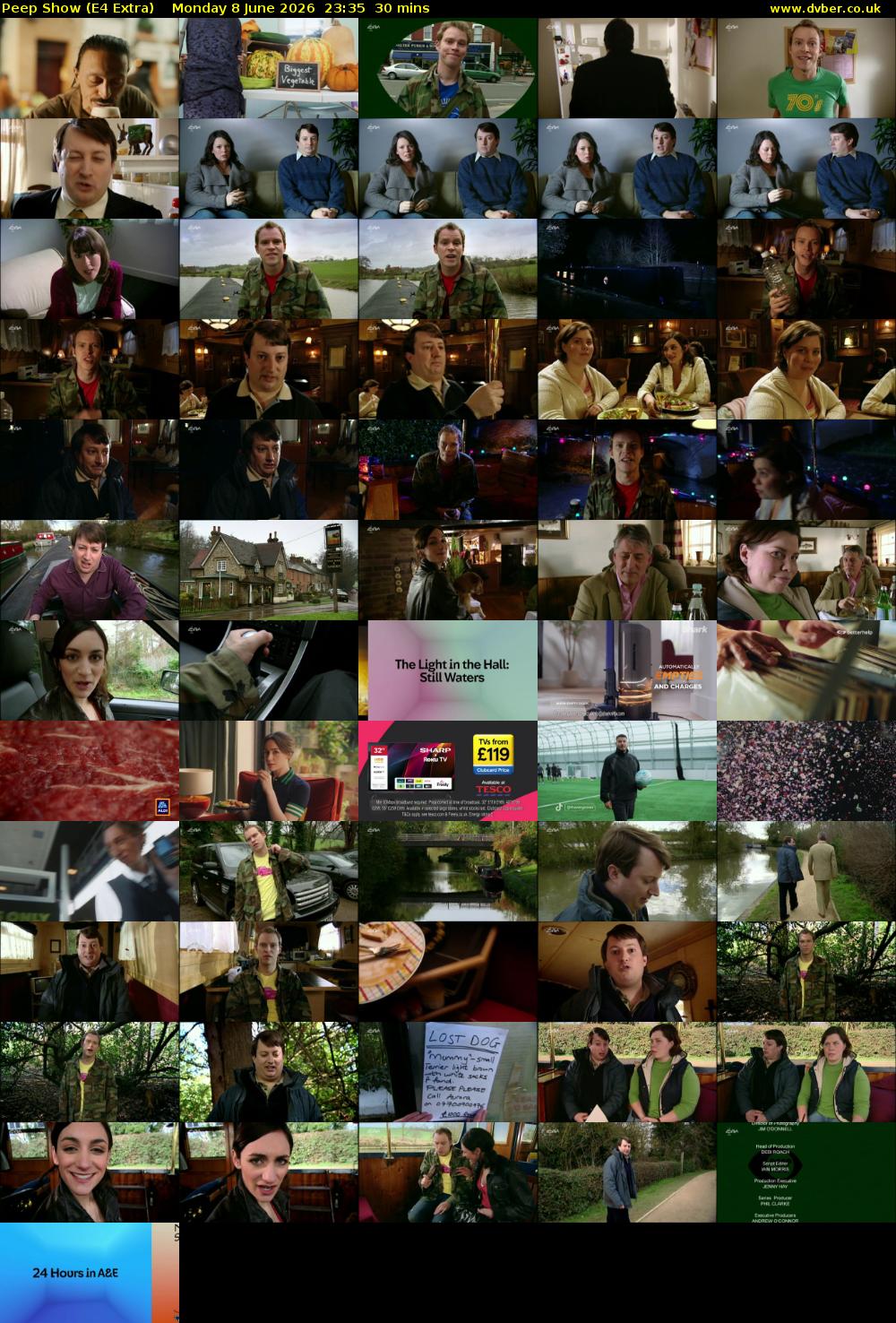 Peep Show (E4 Extra) Monday 8 June 2026 23:35 - 00:05