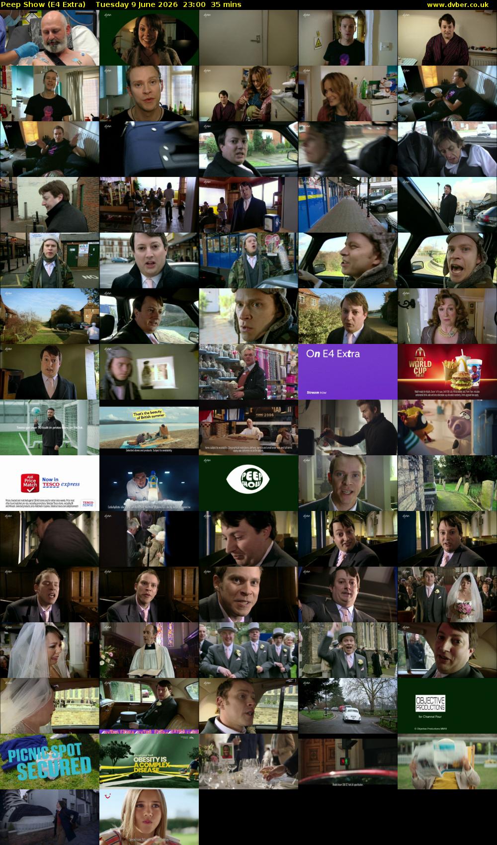 Peep Show (E4 Extra) Tuesday 9 June 2026 23:00 - 23:35