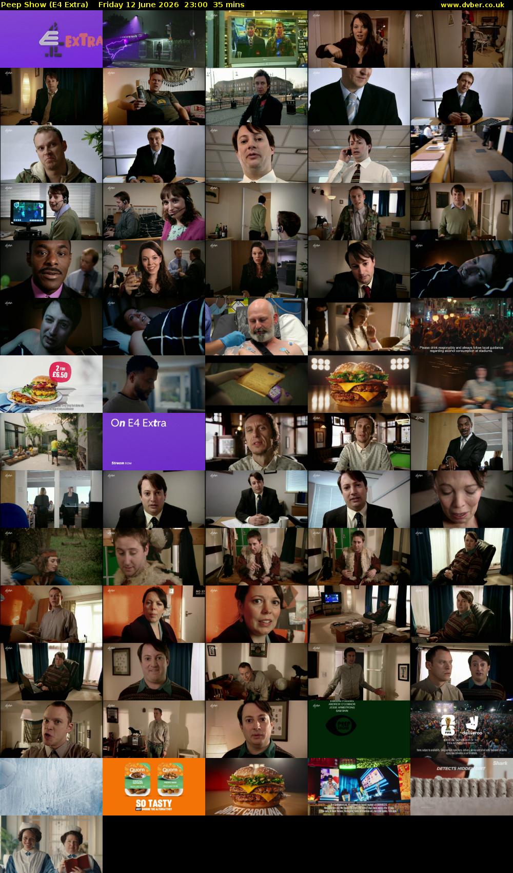 Peep Show (E4 Extra) Friday 12 June 2026 23:00 - 23:35