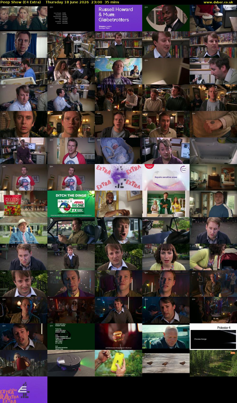 Peep Show (E4 Extra) Thursday 18 June 2026 23:00 - 23:35