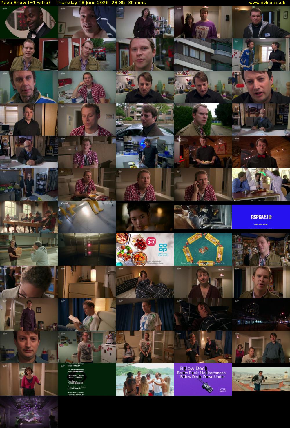 Peep Show (E4 Extra) Thursday 18 June 2026 23:35 - 00:05