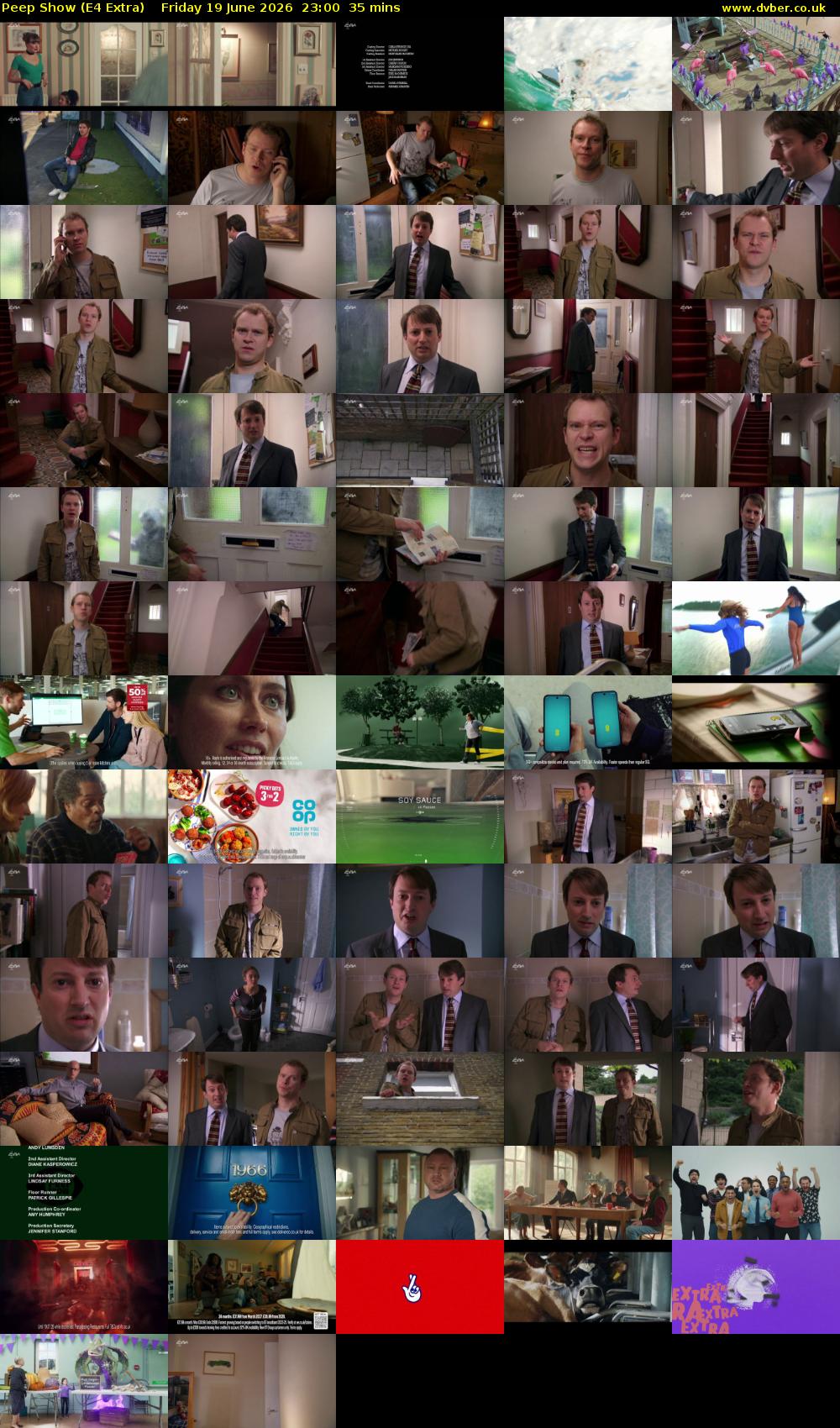 Peep Show (E4 Extra) Friday 19 June 2026 23:00 - 23:35