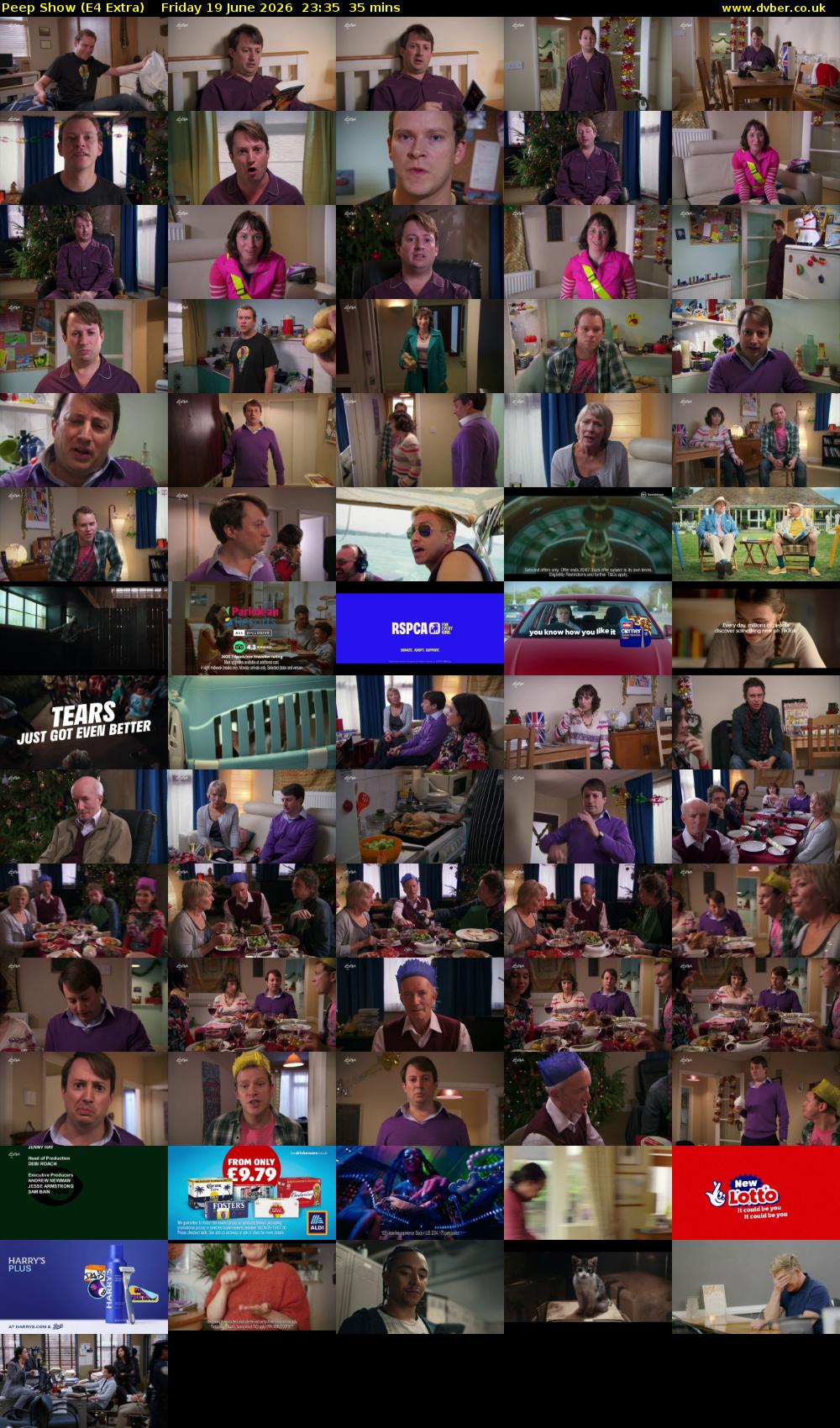 Peep Show (E4 Extra) Friday 19 June 2026 23:35 - 00:10