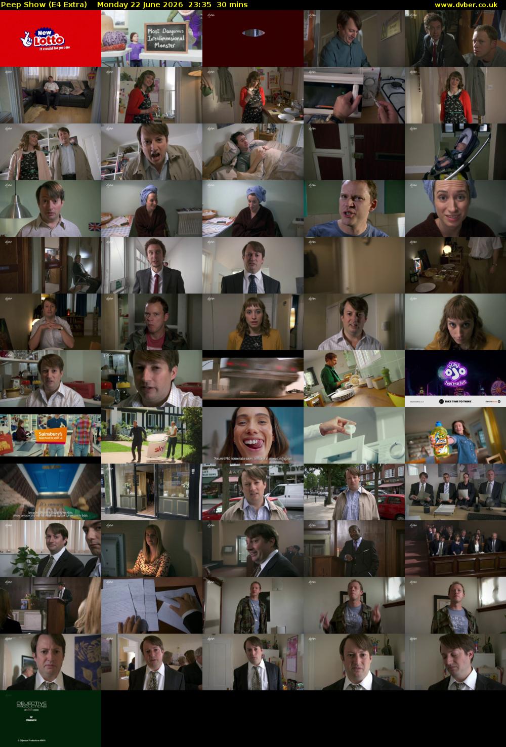 Peep Show (E4 Extra) Monday 22 June 2026 23:35 - 00:05