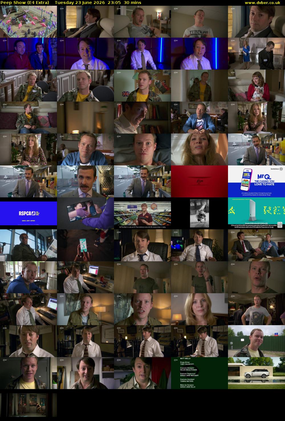 Peep Show (E4 Extra) Tuesday 23 June 2026 23:05 - 23:35
