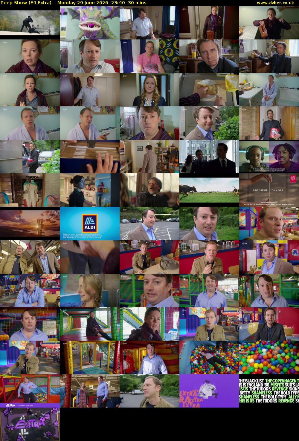 Peep Show (E4 Extra) Monday 29 June 2026 23:40 - 00:10