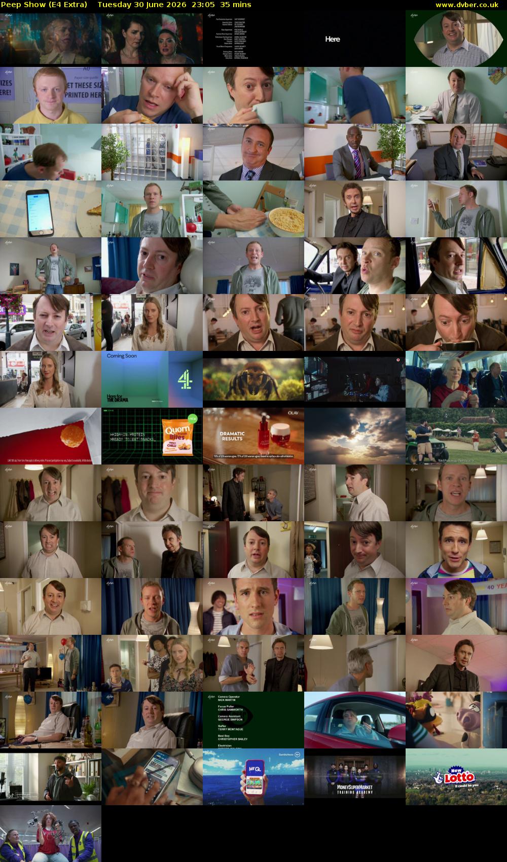 Peep Show (E4 Extra) Tuesday 30 June 2026 23:05 - 23:40