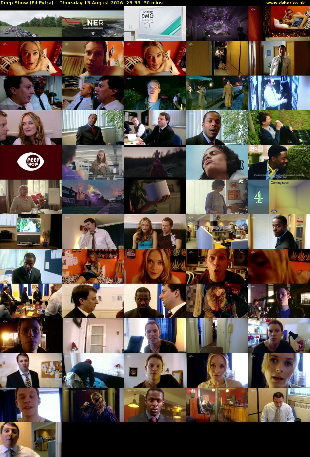 Peep Show (E4 Extra) Thursday 13 August 2026 23:35 - 00:05