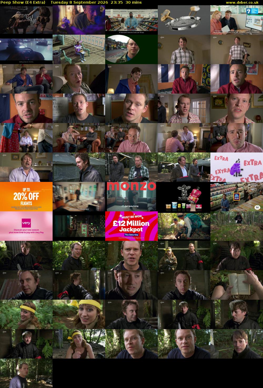 Peep Show (E4 Extra) Tuesday 8 September 2026 23:35 - 00:05