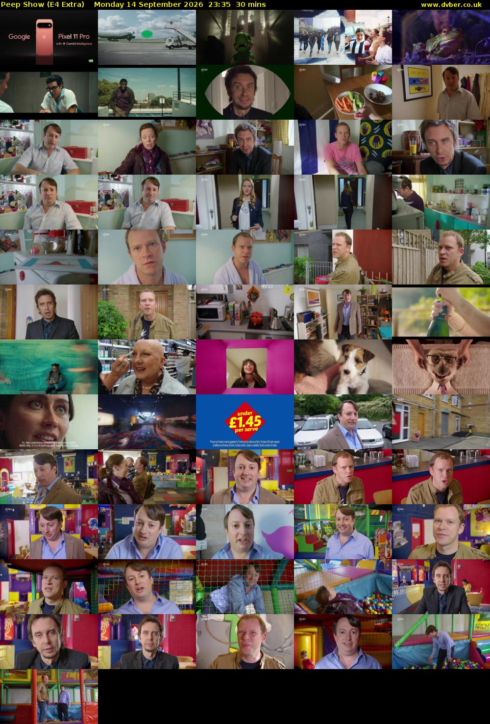 Peep Show (E4 Extra) Monday 14 September 2026 23:35 - 00:05