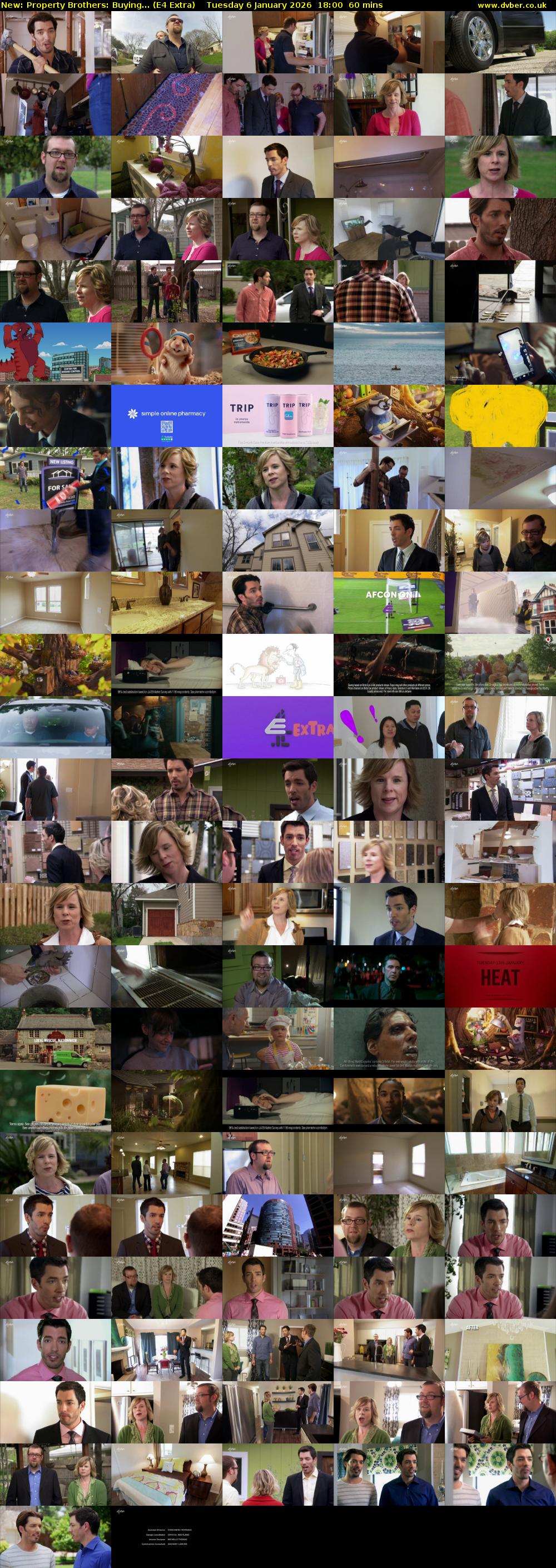 Property Brothers: Buying... (E4 Extra) Tuesday 6 January 2026 18:00 - 19:00