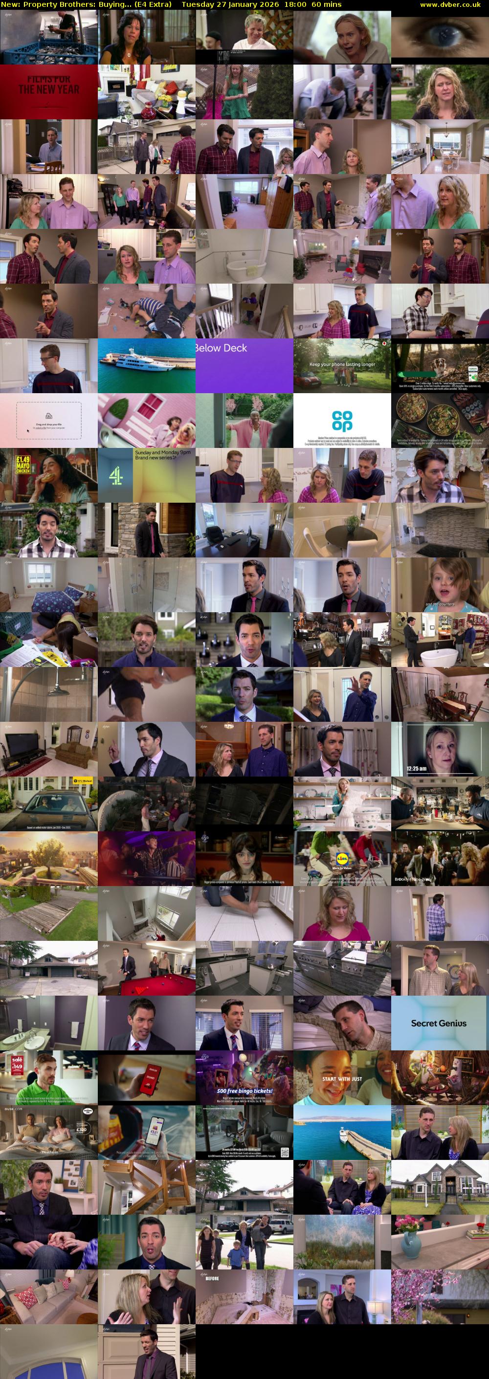 Property Brothers: Buying... (E4 Extra) Tuesday 27 January 2026 18:00 - 19:00