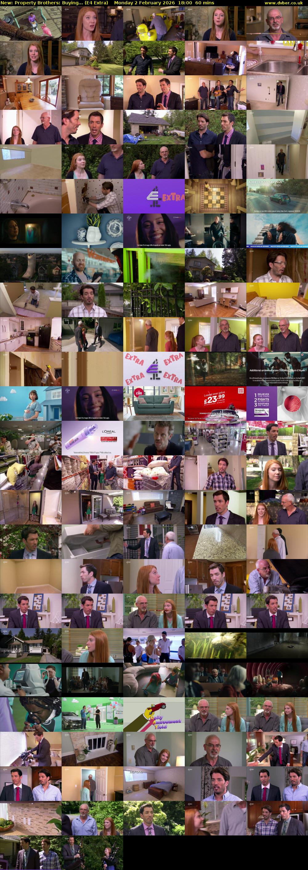 Property Brothers: Buying... (E4 Extra) Monday 2 February 2026 18:00 - 19:00