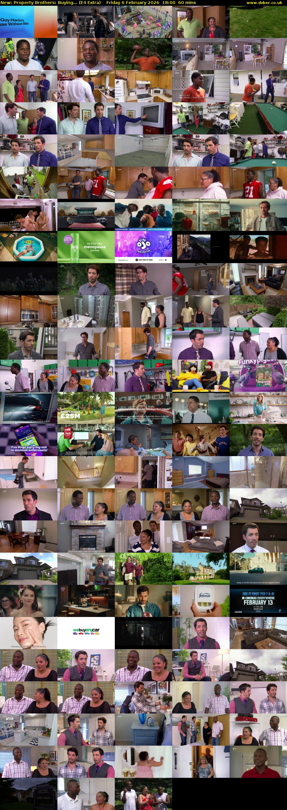 Property Brothers: Buying... (E4 Extra) Friday 6 February 2026 18:00 - 19:00