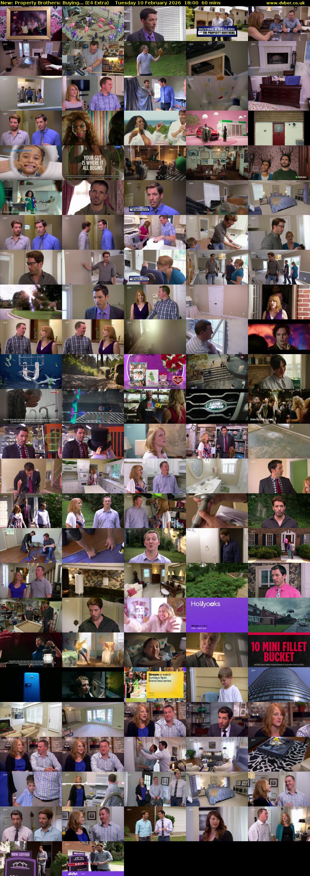 Property Brothers: Buying... (E4 Extra) Tuesday 10 February 2026 18:00 - 19:00