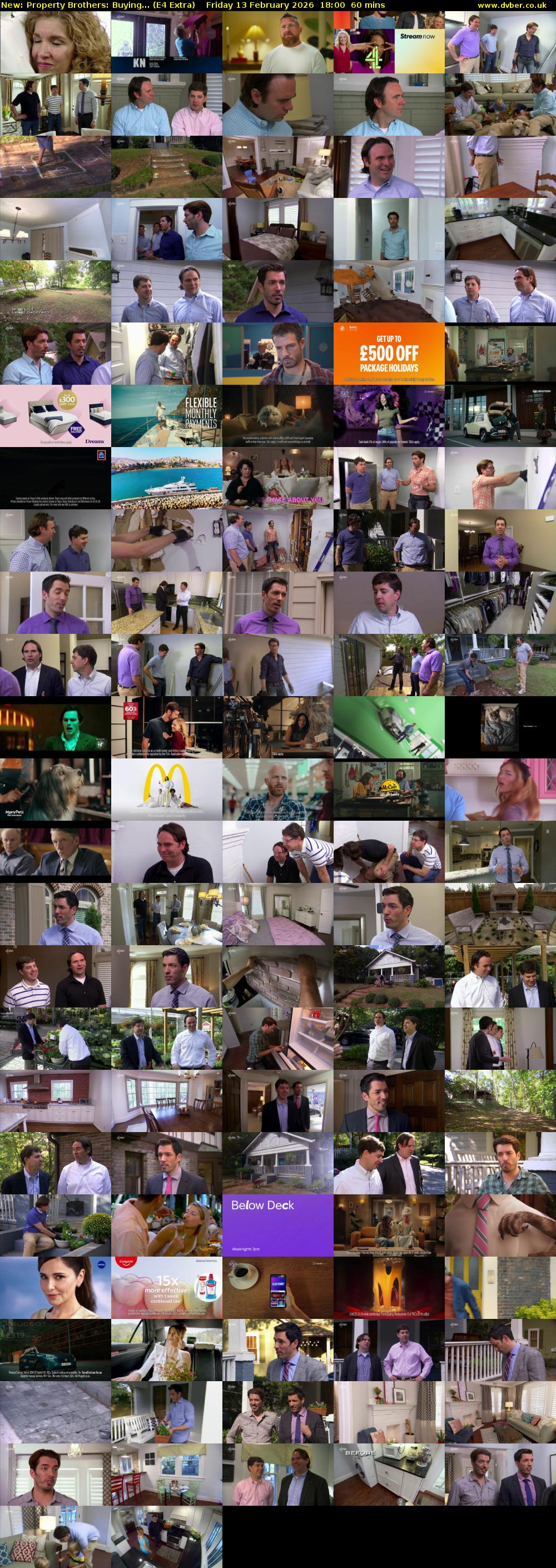 Property Brothers: Buying... (E4 Extra) Friday 13 February 2026 18:00 - 19:00