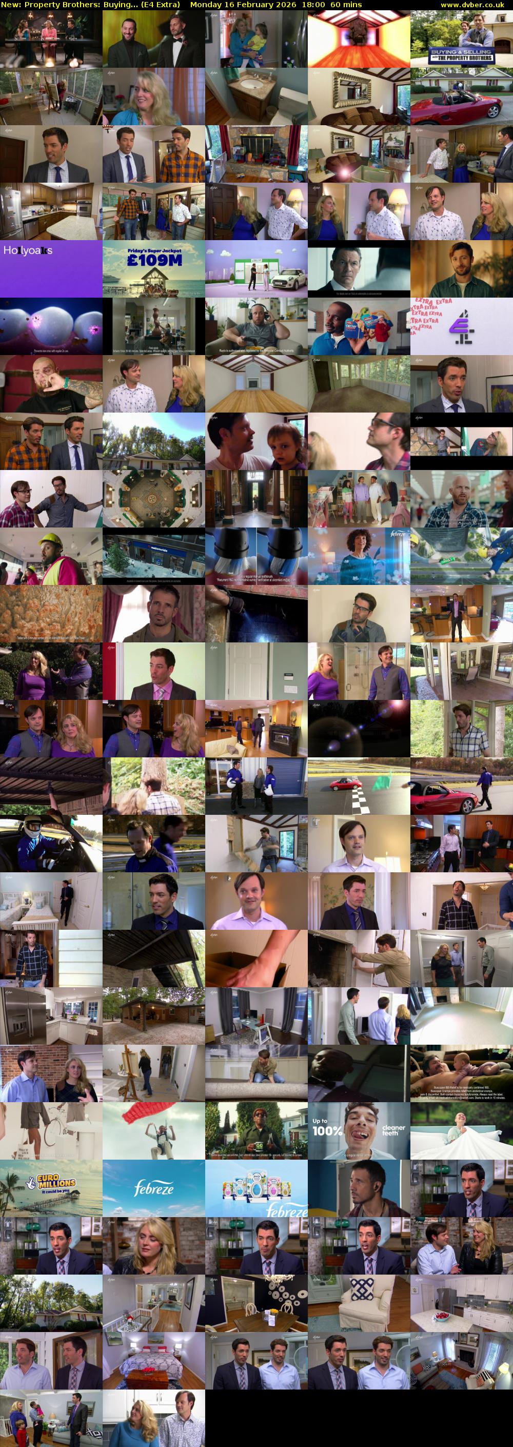 Property Brothers: Buying... (E4 Extra) Monday 16 February 2026 18:00 - 19:00