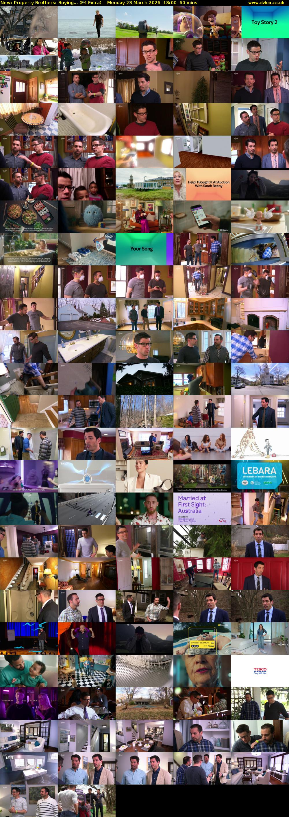 Property Brothers: Buying... (E4 Extra) Monday 23 March 2026 18:00 - 19:00